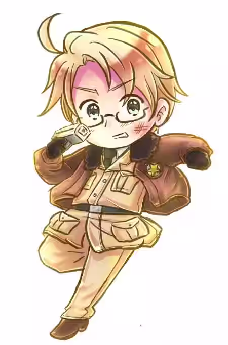 Chibi America from Hetalia